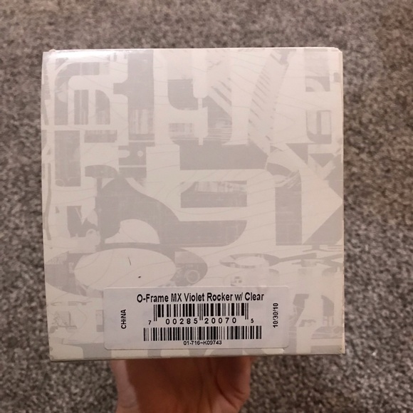 Oakley O-Frame MX Violet Rocker w/ Clear Goggles - Picture 15 of 16